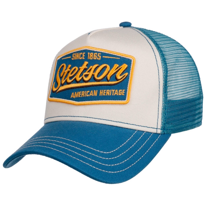 Stetson Trucker Cap American Heritage   Blue   Baseball Cap  Kasket