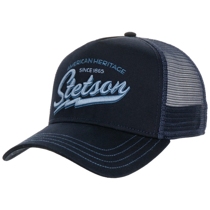 Stetson Trucker Cap American Heritage  Navy   Baseball Cap  Kasket