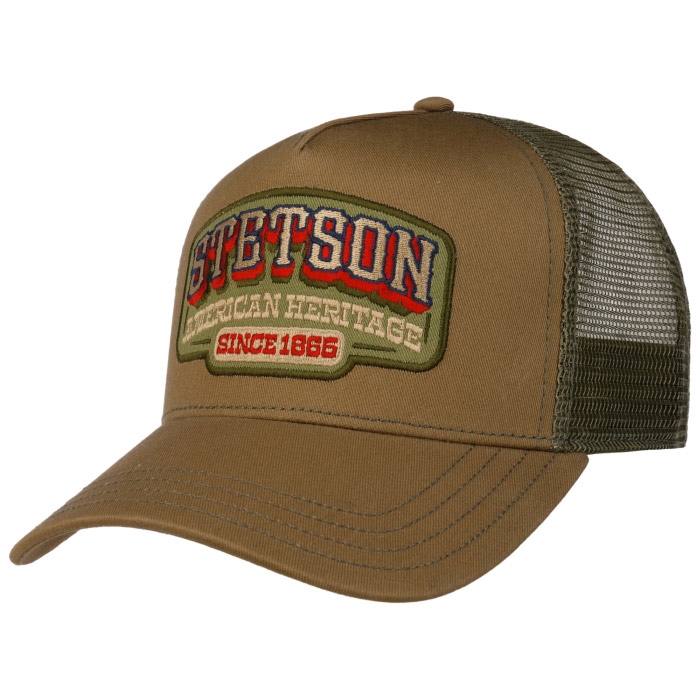 Stetson Trucker Cap American Heritage Classic  Olive   Baseball Cap  Kasket