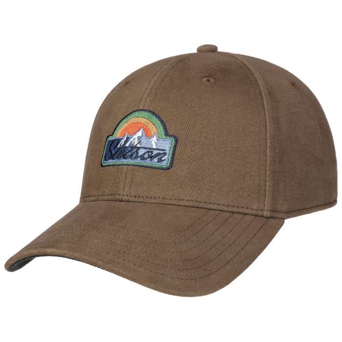 Stetson Baseball Cap Mountain - Brun Kasket på Udsalg