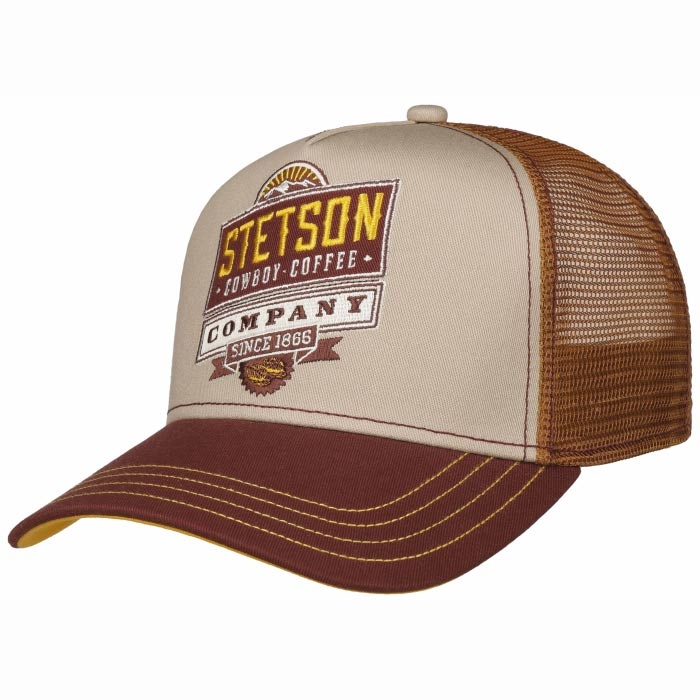 Stetson Trucker Cap Cowboy Coffee   Baseball Cap  Kasket