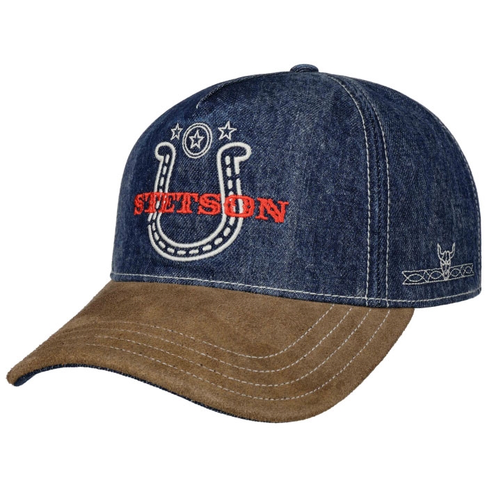 Stetson Trucker Cap Denim Western   Baseball Cap  Kasket