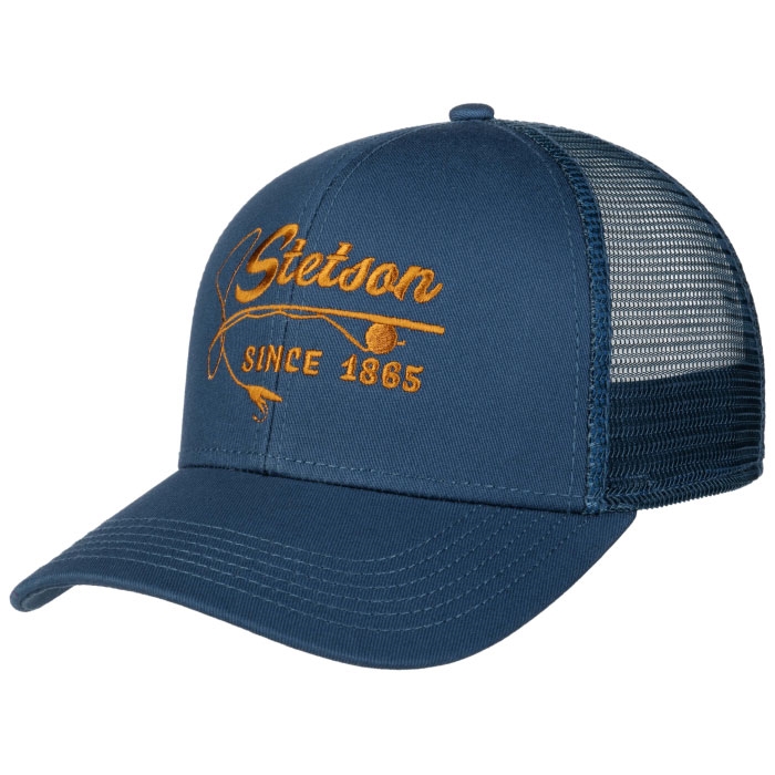 Stetson Trucker Cap Fishing Rod  Blå   Baseball Cap  Kasket