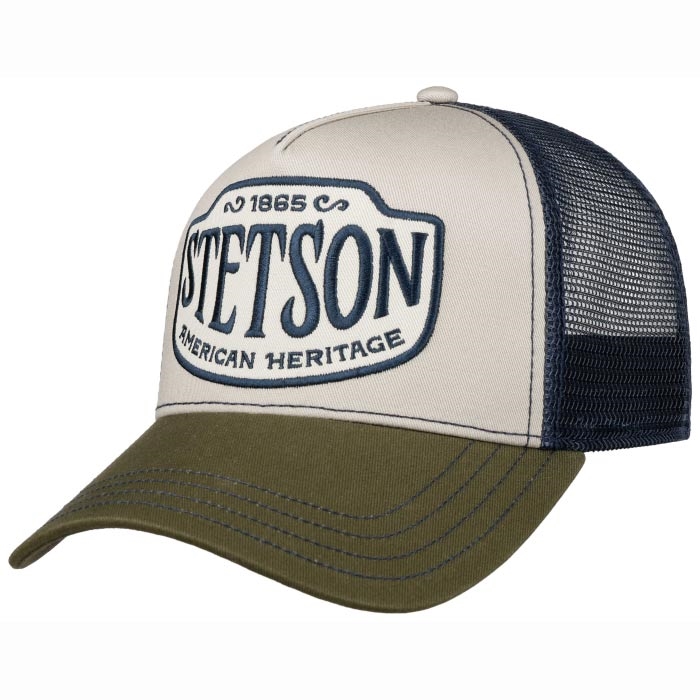 Stetson Trucker Cap American Heritage  Green Navy   Baseball Cap  Kasket