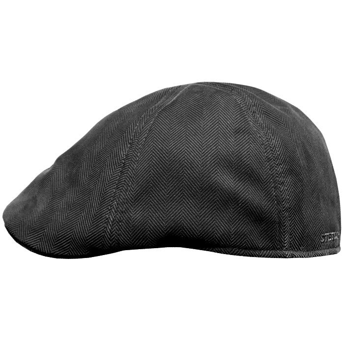 Stetson Duck Cap Herringbone – Mørkebrun Kaskettilbud!