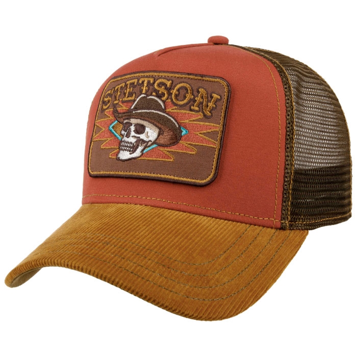 Stetson Trucker Cap med Cowboy Skull - Kaskettilbud!