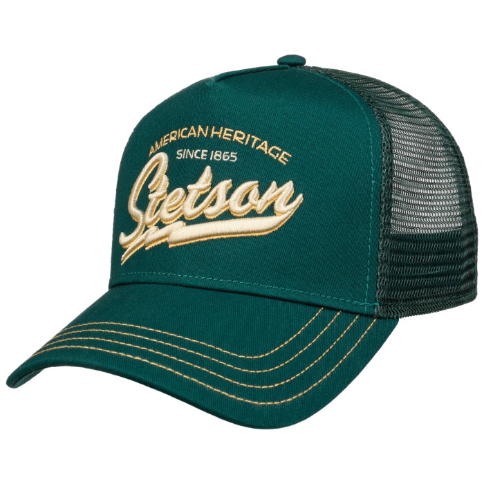 Stetson Trucker Cap American Heritage - Petrol Grøn Kasket