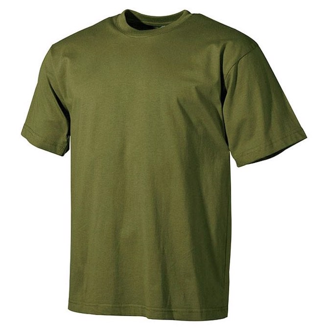 Olivengrøn T-Shirt fra MFH – Hurtig levering!