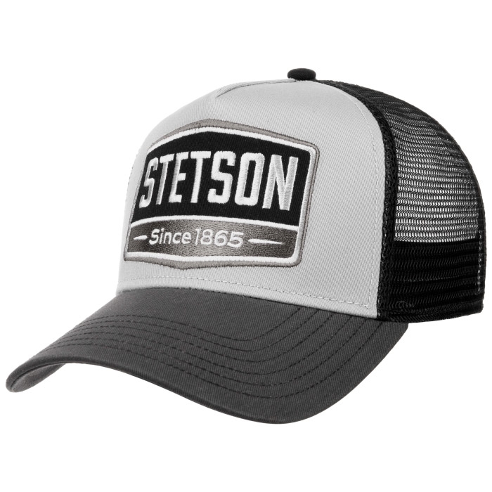 Stetson Trucker Cap  Quot Stetson Since  Quot  Black   Baseball Cap  Kasket