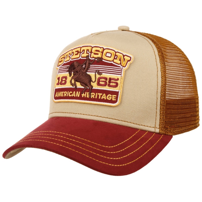 Stetson Trucker Cap med Cowboy Motiv – Fantastisk Tilbud!
