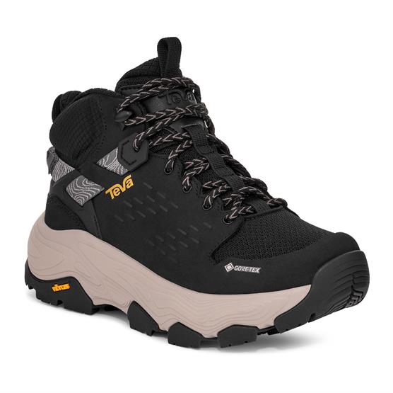 Teva Grandview Max GTX Vandrestøvler - Sort Tilbud!