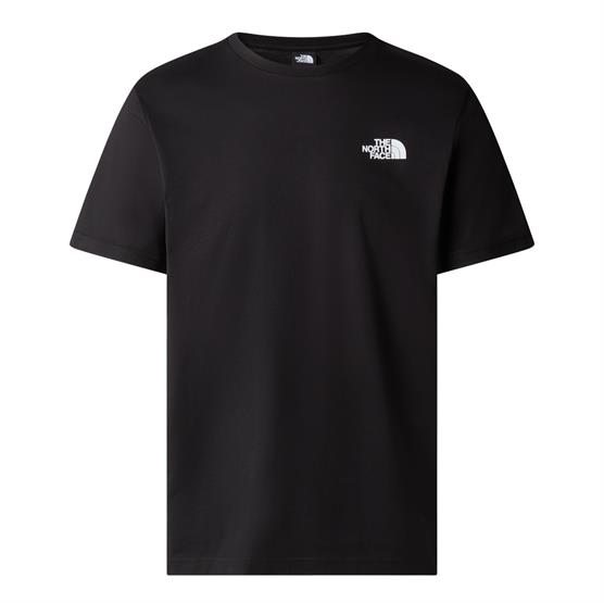 The North Face Rød Kasse T-shirt til Mænd - Sort