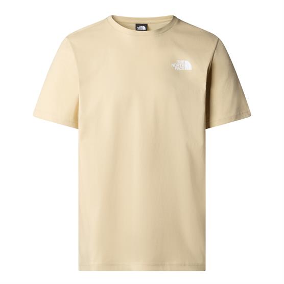 The North Face Herre T-shirt med Red Box Logo - Gravel