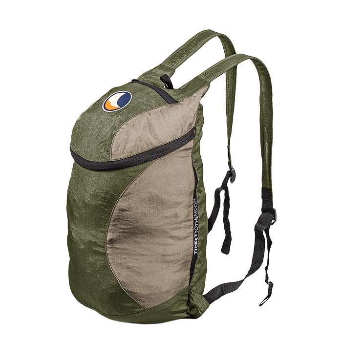 Ticket To The Moon Backpack Mini  L Army Green   Khaki   Hverdagstasker