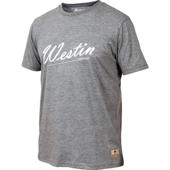 Westin Old School T Shirt  Grey Melange
