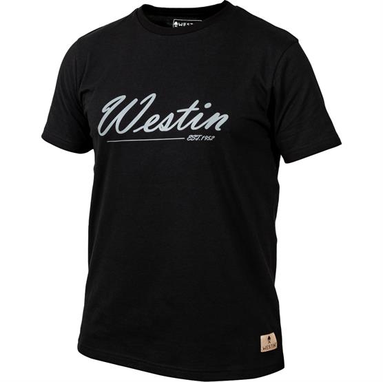 Westin Old School T-Shirt i Sort - Komfortabel Fiskebeklædning