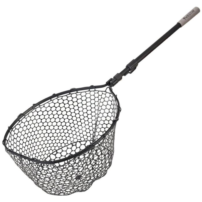 W  C R Adjustable Full Rubber Mesh Landing Net L