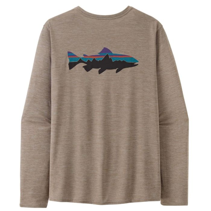 Patagonia Cap Cool Daily Graphic Trøje Fitz Roy Trout:seabird Grey X Dye