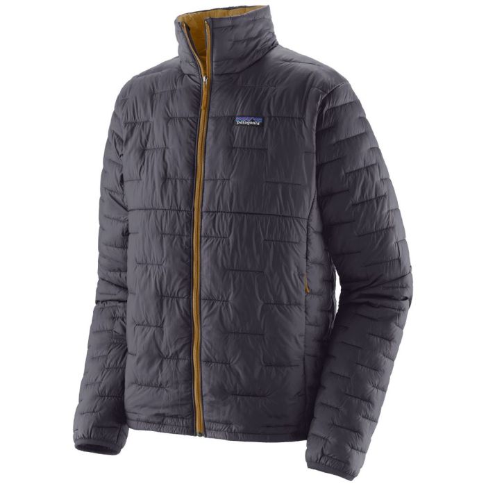 Patagonia Micro Puff Jakke Smoulder Blue W Raptor Brown