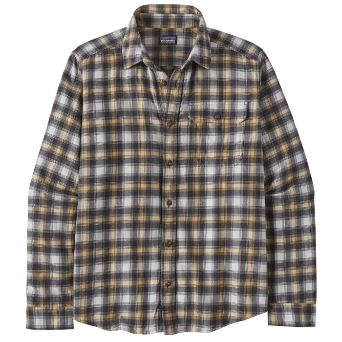 Patagonia Organic Cotton Lw Fjord Flannel Skjorte Beach Day:sandy Melon
