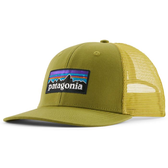 Patagonia P Logo Trucker Cap i Graze Green - Kvalitet!