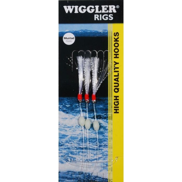 Wiggler Flasher Forfang  Kroge Sølv Hår