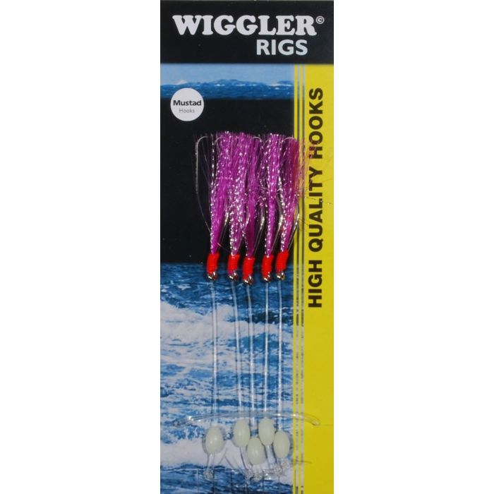 Wiggler Flasher Forfang  Kroge Røde Hår