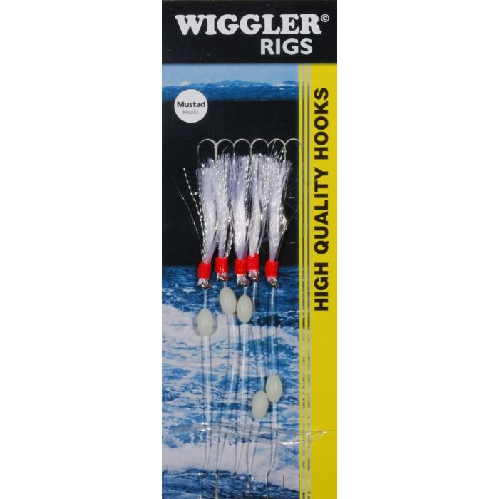 Wiggler Flasher Forfang  Kroge Sølv Hår