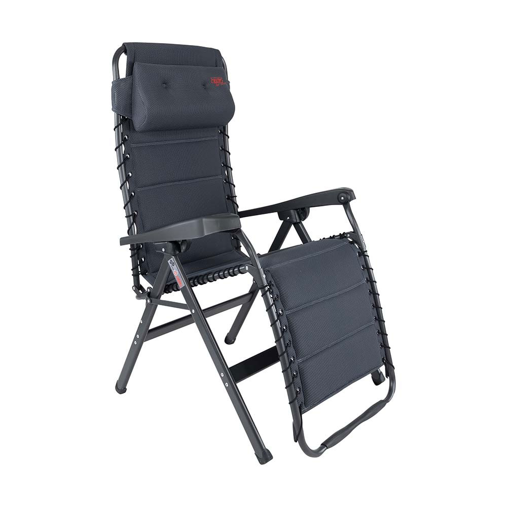 Crespo Relaxstol Air Deluxe med Nakkepude - Grå