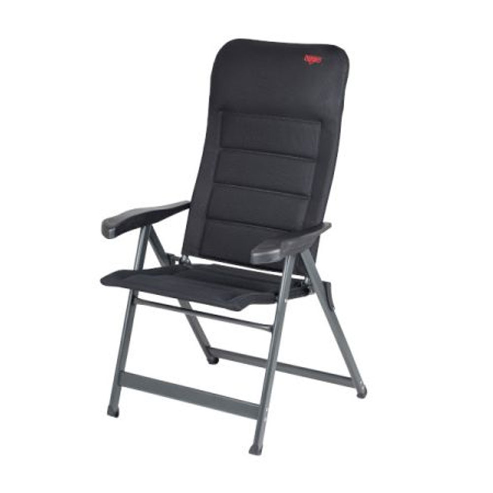 Crespo Air Deluxe Positionsstol - Sort Campingstol på tilbud