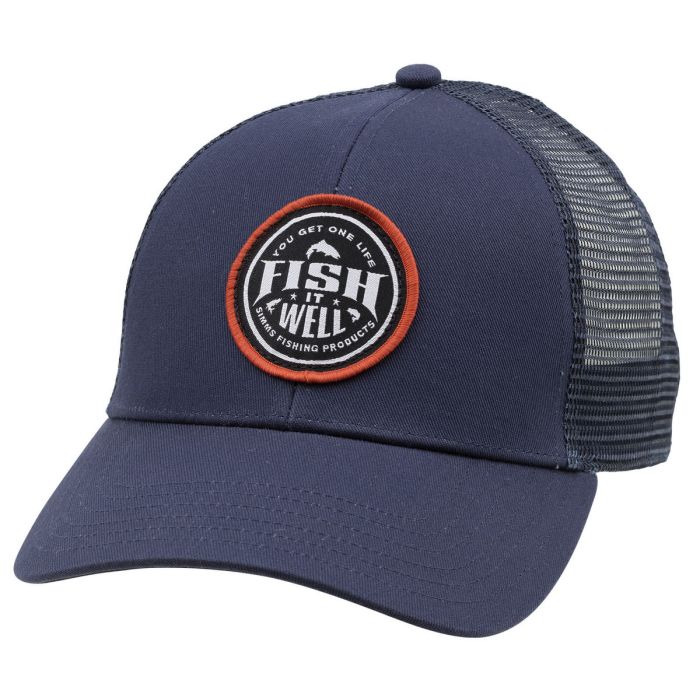 Simms Fish It Well Trucker Dark Moon