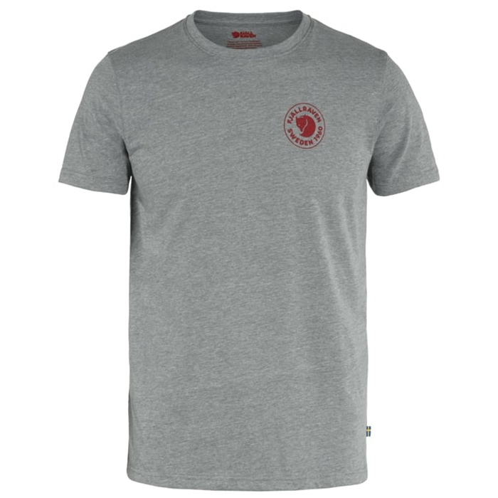 Fjällräven 1960 Logo T-Shirt til Mænd – Grå Melange