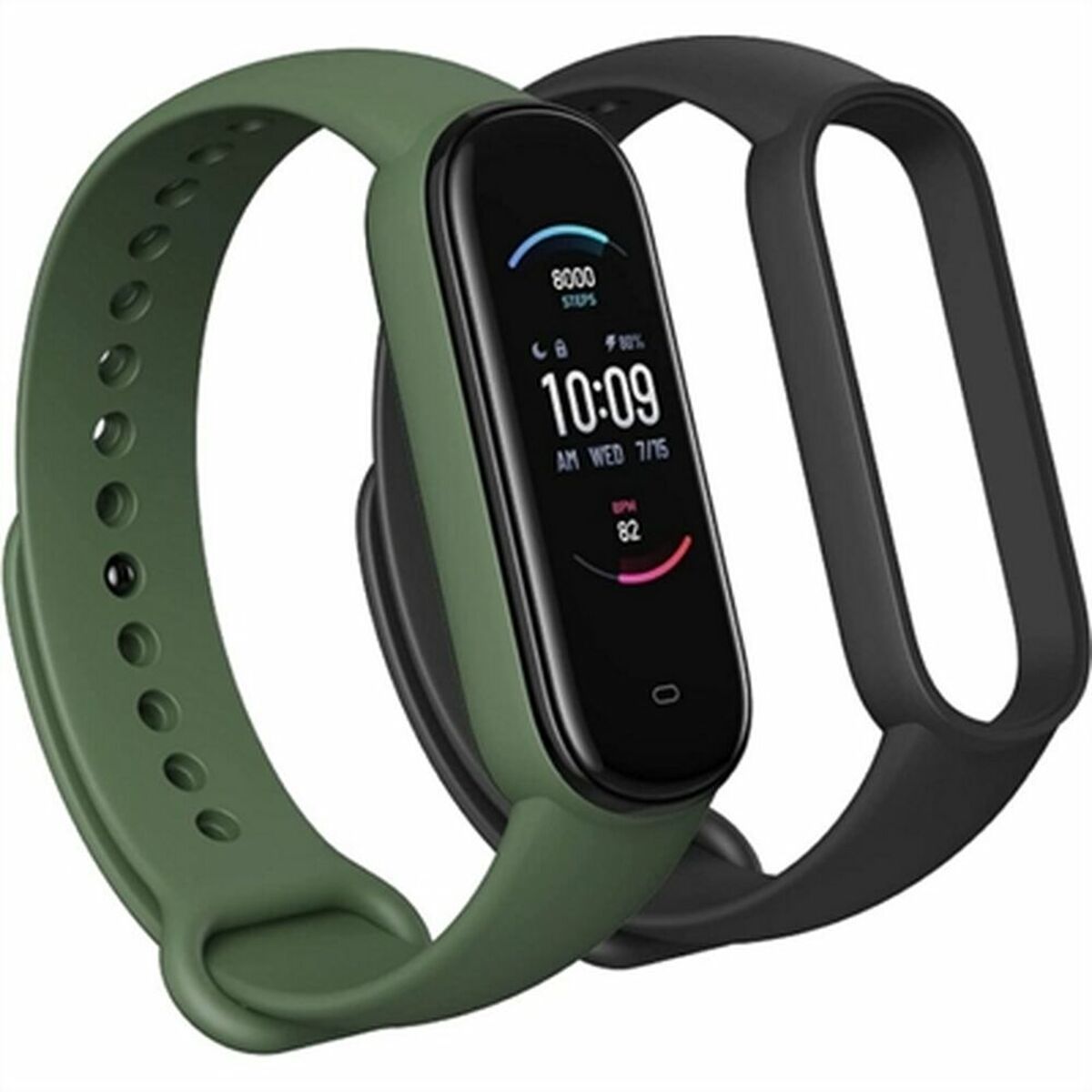 Smartband Amazfit Band Quot Amoled Atm Grøn