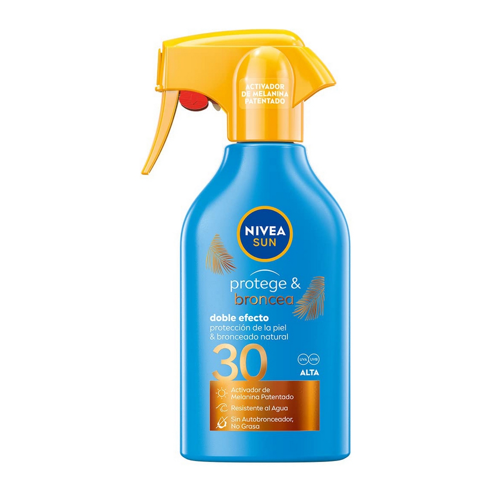 Solcreme Spray Nivea Sun Spf   Bronzer   Ml