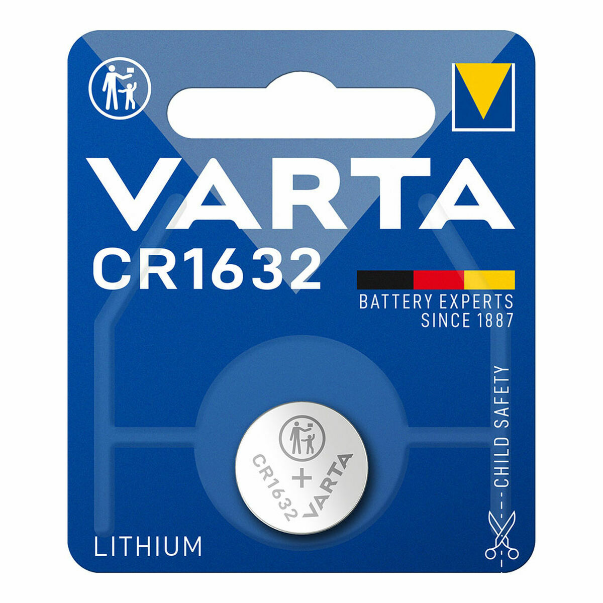 Litium Knap Cellebatteri Varta Cr V V