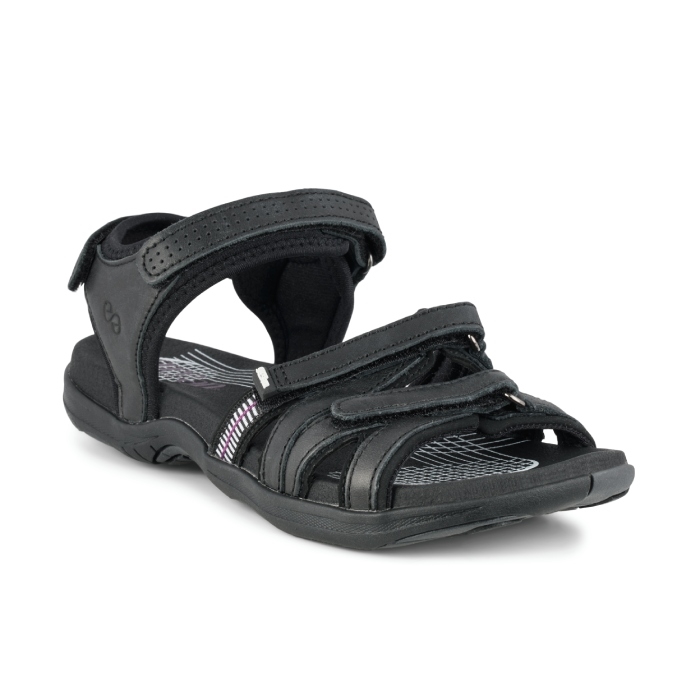 Green Comfort Corsica Caia  Black    Sandaler