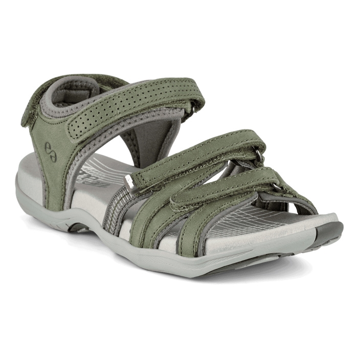 Green Comfort Corsica Caia Sandaler i Oliven Grøn