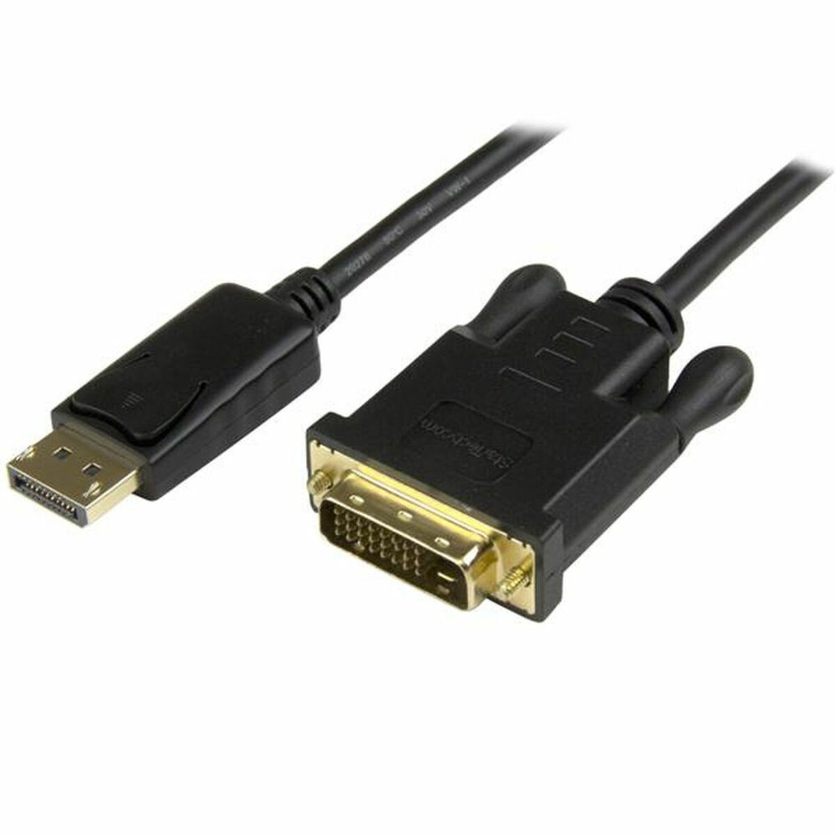 Displayport Til Dvi Kabel Startech Dp Dvi Mm    Cm Sort