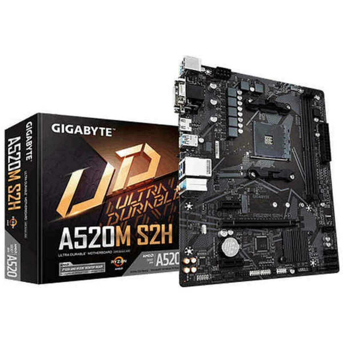 Motherboard Gigabyte A M S H Amd Am  Amd A  Amd
