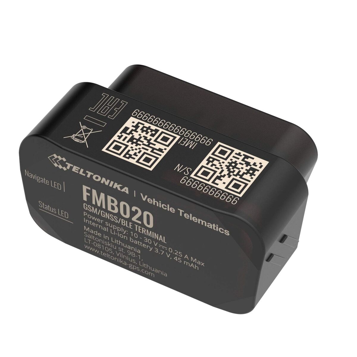 Gps Lokalisering Teltonika Fmb  Sort