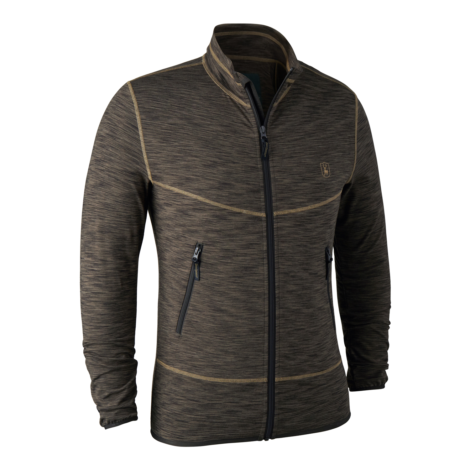 Norden Isoleret Fleece - Brun Melange - Udsalg!