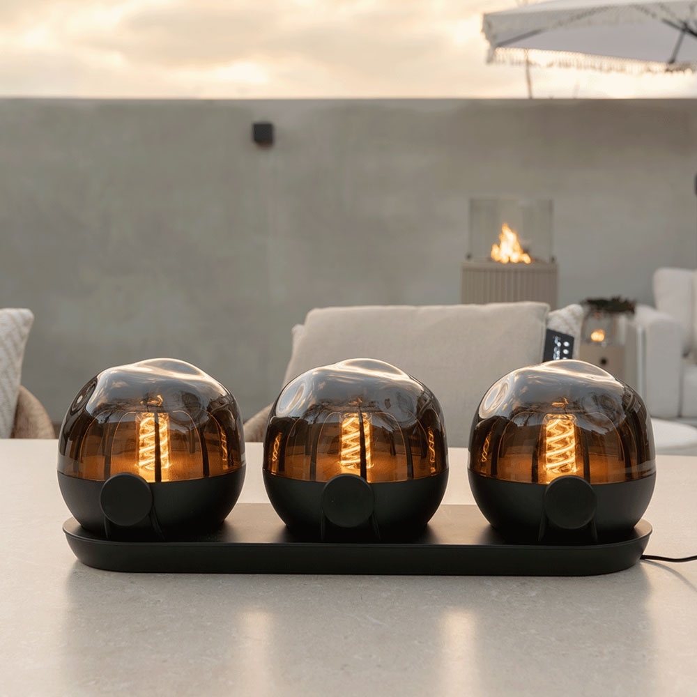 Cosisfera Black Genopladelig Led Stemningslys    Pack