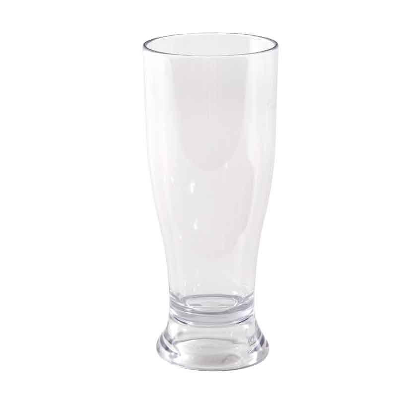 Slagfast ølglas i klar polycarbonat - 36 cl tilbud!