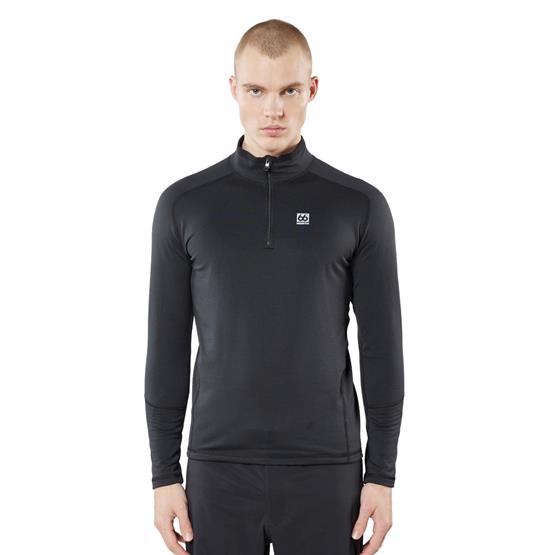 ? North Mens Grettir Zip Neck  Black