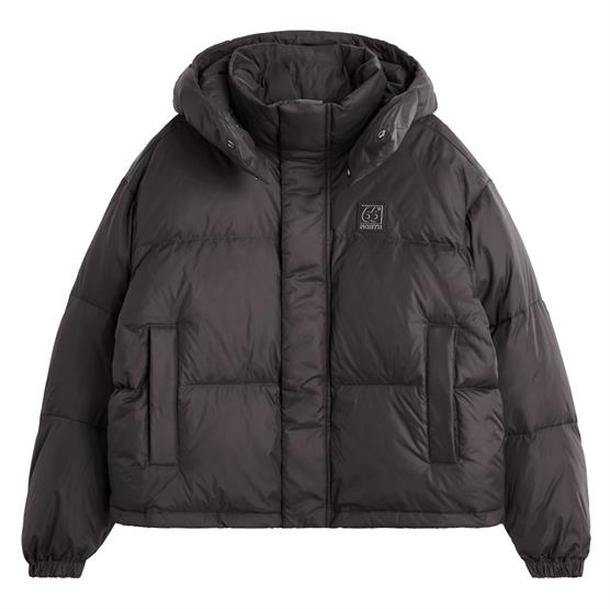 ? North Womens Dyngja Down Cropped Jacket  Licorice