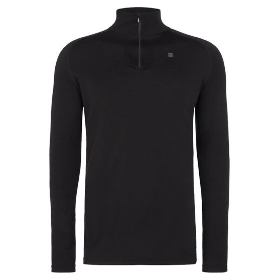 ? North Mens Basar Zip Neck  Black
