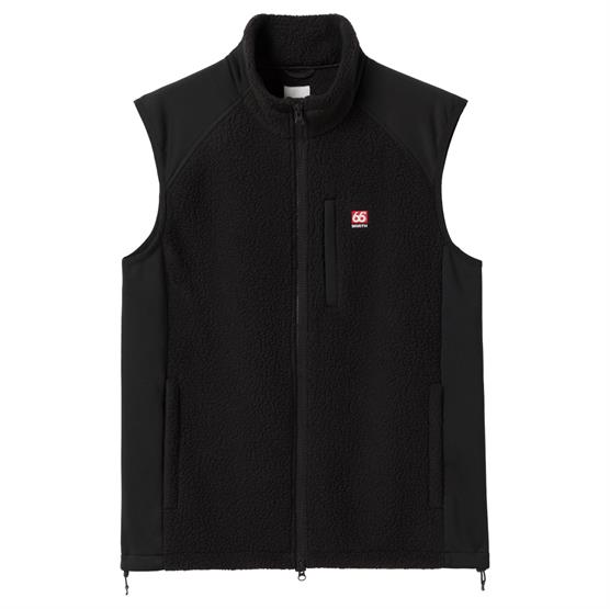 ? North Mens Tindur Shearling Vest  Black