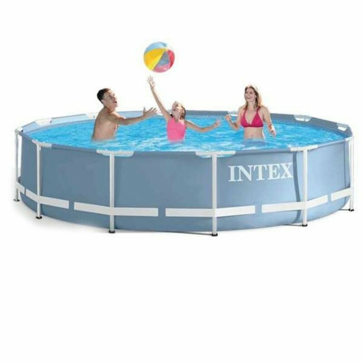 Pool Aftageligt Intex Prism Frame   L   X   Cm  Cirkulær