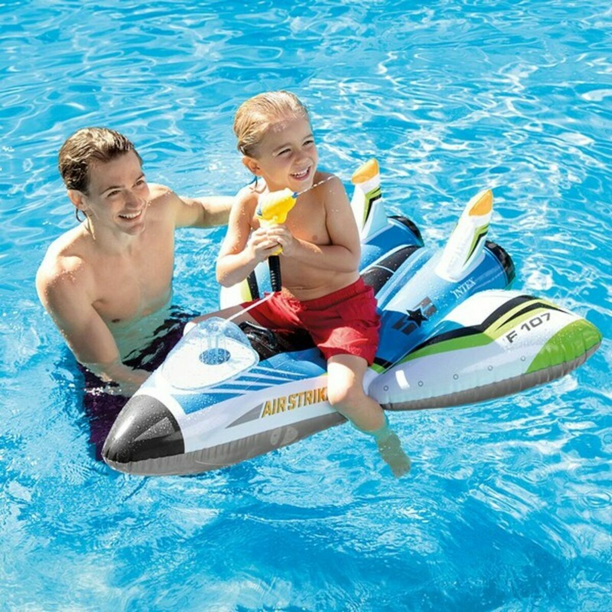 Oppustelig Figur Til Pool Intex Plane Pvc