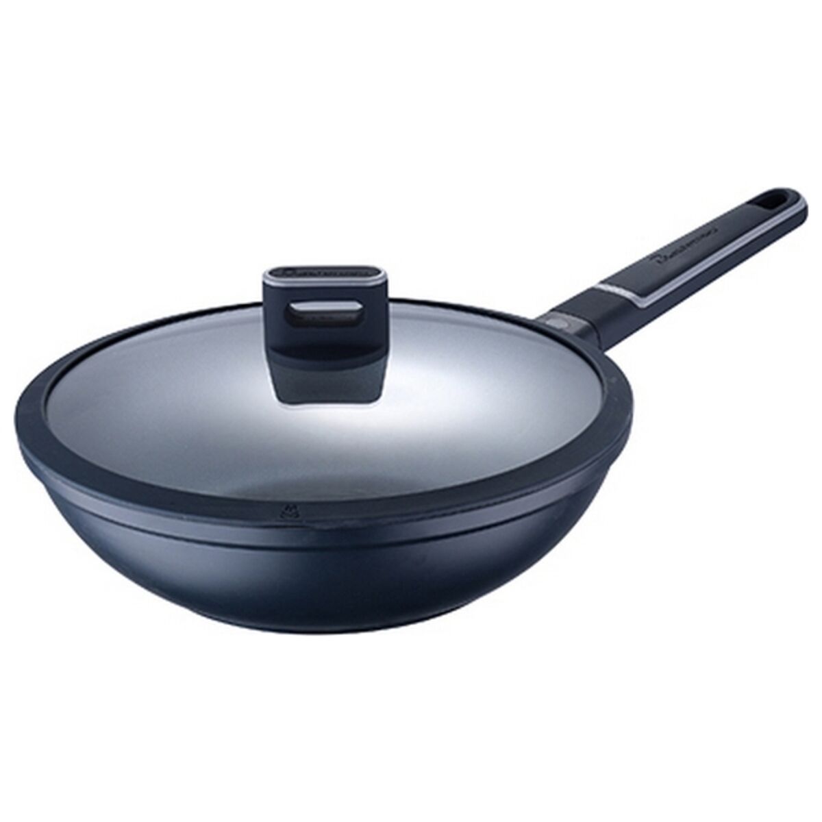 Wok Pande Masterpro Indigo Sort Aluminium  ø   Cm